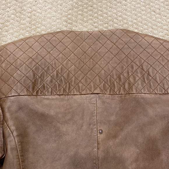 Bod & Christensen Leather Biker Jacket 100% Leather - Picture 10 of 13